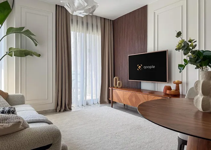 公寓 Qoople Legend B - Premium Steps From The Sea 阿拉尼亚